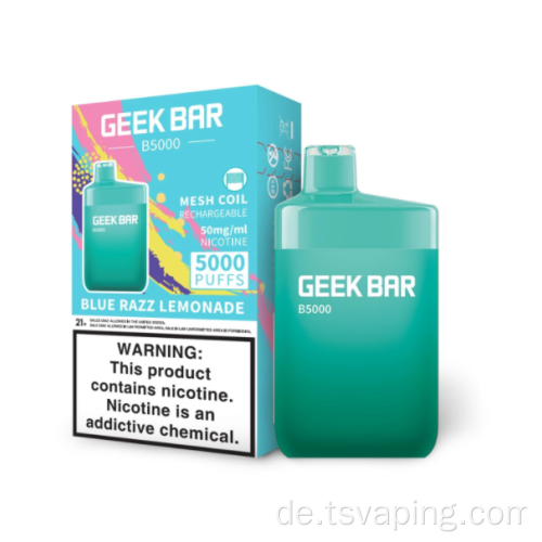 Brandneue Produkte Geek Bar B5000 Einwegvape